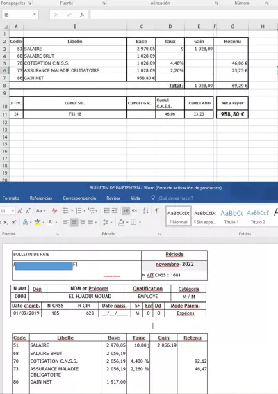 I will do data entry on Excel and Word with 25 years of experience